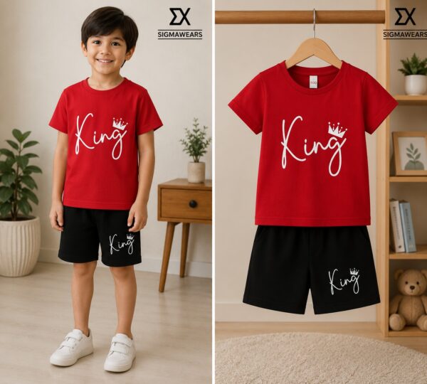 WhatsApp Image 2026-06-17 at 10.20.10 AM (1) KIng Printed T-Shirt and Pent