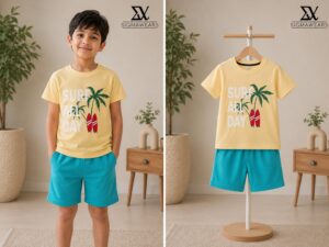Summer Beach Kids T-Shirt and Pent
