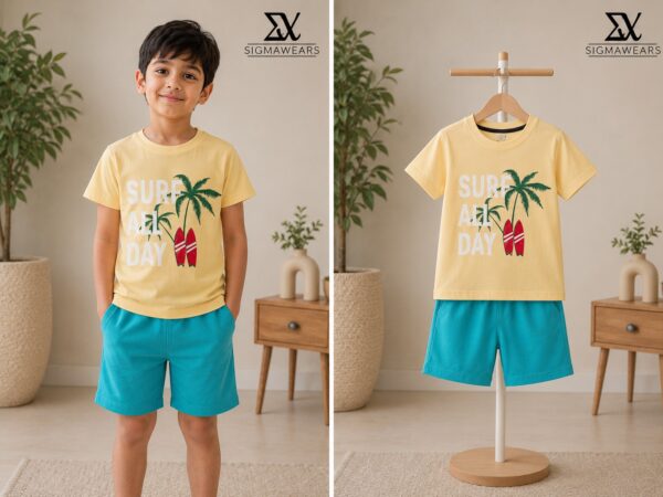 Summer Beach Kids T-Shirt and Pent